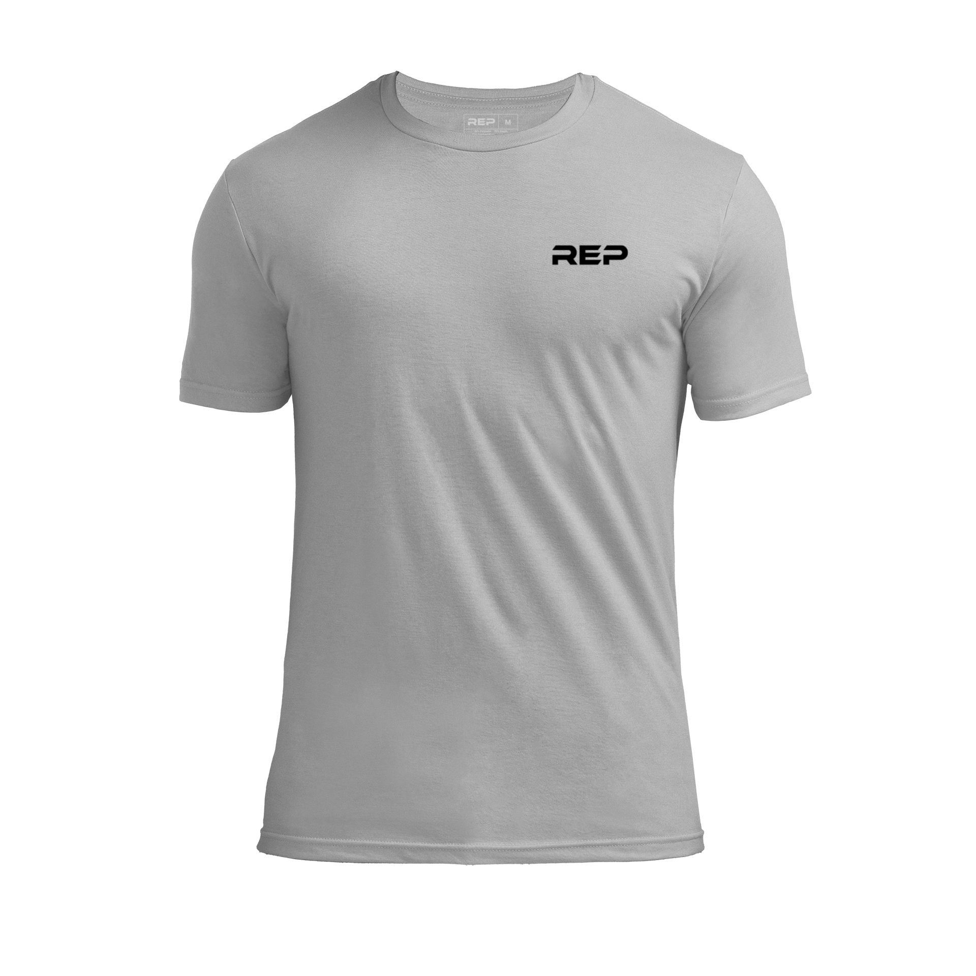 REP Short-sleeve Tri-Blend Crew T-Shirt - Heather Gray/Black / X-Small